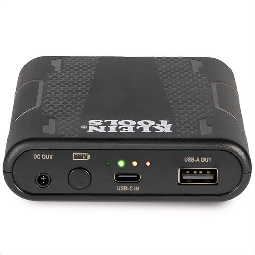 Klein® 60957 Rechargeable Battery for use with Heated Apparel, Plastic, Metal, Includes: (1) USB-C to USB-A Charging Cable
