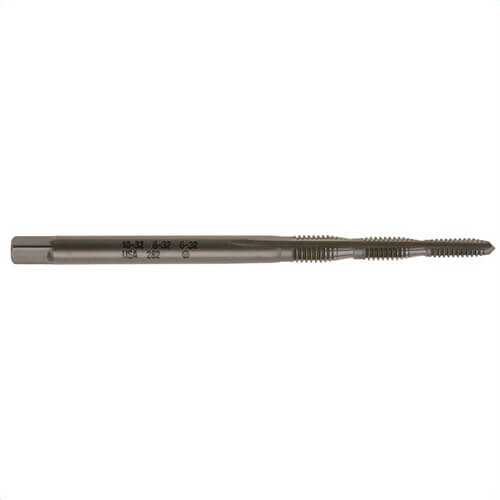 Klein® 626-24 Tap, Triple Replacement, UNEF, 3 Flutes, #6-32 to 10-24 Tap Drill, 3-1/8 in OAL