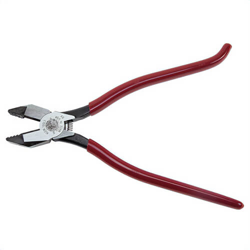 Klein® D201-7CSTA Ironworker Square Nose Cutting Plier, 1-9/32 in L x 1-5/32 in W x 1-9/32 in Thick, Steel, 9-1/4 in L