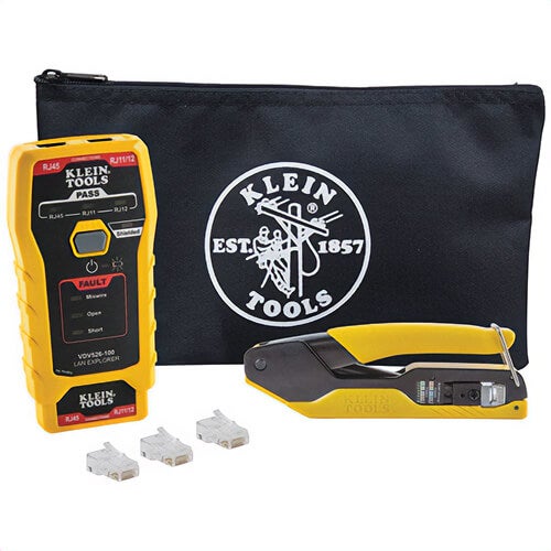 Klein® VDV026813 Cable Installation Kit for Pass-Thru™, High Carbon Steel