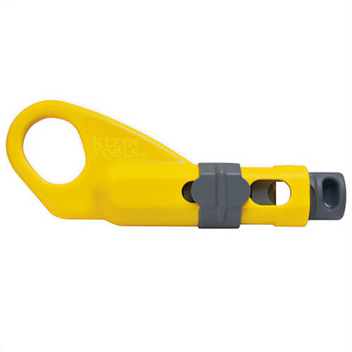 Klein® VDV110-095 Coaxial Cable Radial Stripper, RG59/RG6/RG6Q/RG11/RG7 Coaxial Cable, 5-1/4 in OAL, Steel Body