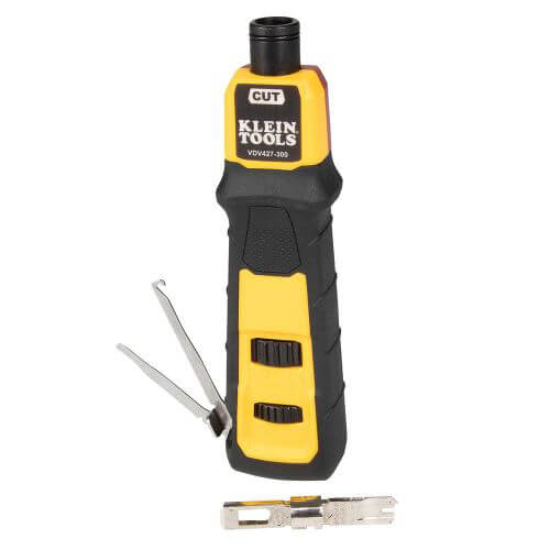 Klein® VDV427-300 Traditional Impact Punchdown Tool, Metal Blade, Metal Blade