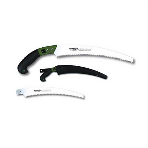 Komelon® CWC-330 CWC Pruning Saw With Belt Scabbard, 330 mm L, Tapered, High Carbon SteelPruning Saw, 330 mm Blade Length