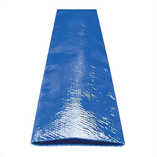 Kuriyama™ VF400X300 Vinylflow® PVC Layflat Water Discharge Hose, 4.134 in Hose ID, 300 ft Coil Length