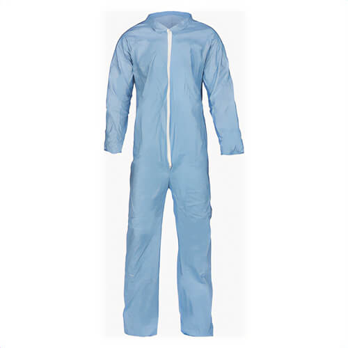 Lakeland® 7412B-3X Flame-Resistant Coverall, Unisex, 3XL, Blue, Pyrolon® Plus 2, 56 to 58 in Chest, 29 in L Inseam