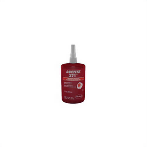 Loctite® 135381 271™ 1-Part High Strength Low Viscosity Threadlocker, 50 mL Bottle, Liquid Form, Red