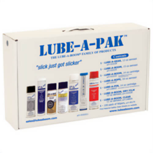 Lube-A-Boom® 0101011 Lube-A-Pak™ Contains All Seven Lube-A-Boom® Products