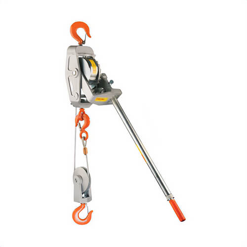 Lug-All® 6000-15 Heavy Duty Industrial Grade Cable Hoist, 6000 lb Lifting, 5/16 in dia x 15 ft L