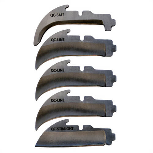 MADI LB-QC5PK Lockback Quick-Change Assorted, Includes: Lineman Pointed (3), Straight (1), and Safety (1), 5 pc