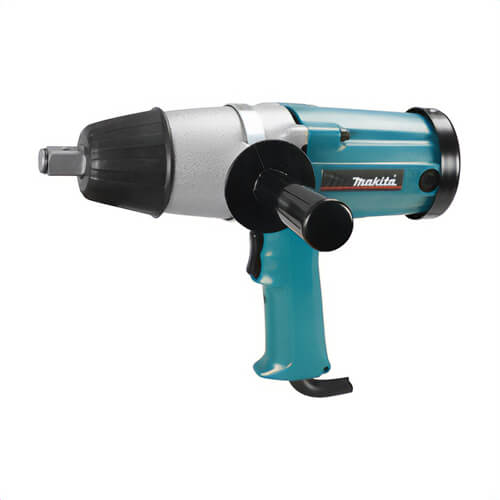 Makita® 6906 Corded High Torque Impact Wrench with Friction Ring Anvil, 3/4 in Square Drive, 1600 bpm, 588 Nm Torque, 115 VAC, 12-7/8 in OAL