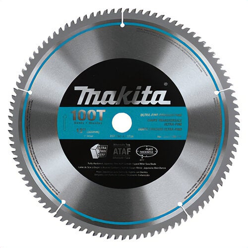 Makita® A-93734 High Quality Ultra Thin Kerf Circular Saw Blade, 12 in dia x 0.071 in thick, 1 in Arbor, 100 Teeth