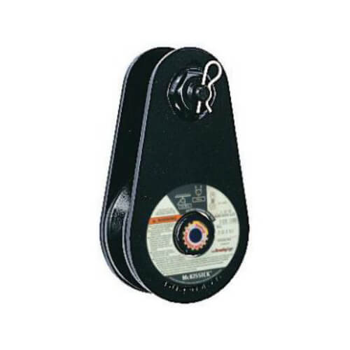 McKissick® 102329 404 Light Champion Tail Board Snatch Block, Wire Rope Cable, 3/4 in, 8 ton Load, 12 in OD