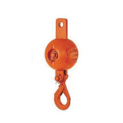 McKissick® 1036656 UB-500S Utility Top Swivel Overhaul Ball with Shur-Loc® Hook, 25 ton Load, Swivel Attachment, Steel Alloy