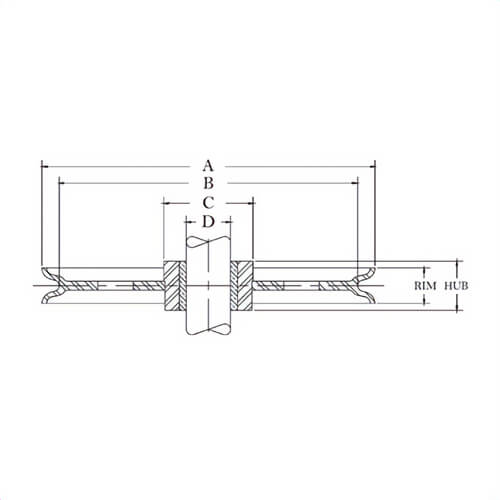 McKissick® 913765 Sheave, 5/8 in, 10 in OD