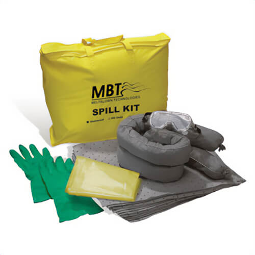 Meltblown GPSK-PP General Purpose Economy Spill Kit, 5 gal Bag, Fluids Absorbed: Universal, Yellow Bag