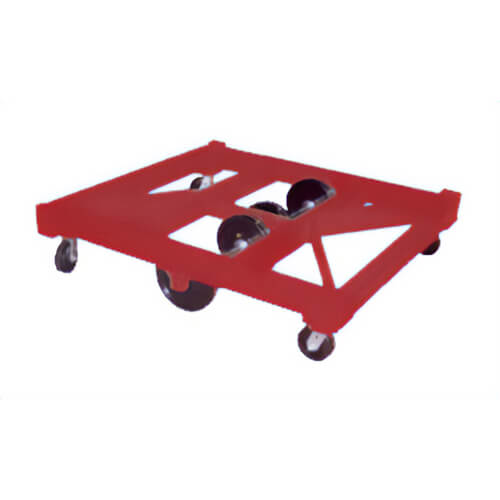 Merrick Machine M990028-A Heavy Duty Material Cart, 5 in Structure Steel Channel Frame, 4,000 lb Capacity