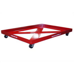 Merrick Machine M998142 Platform Dolly with Lip, Steel Construction, 53 in x 40 in, 2,400 lb Capacity