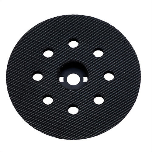 Metabo® 631224000 Hard Medium Perforated Replacement Backing Pad, 5 in dia Pad, Hook and Loop Attachment