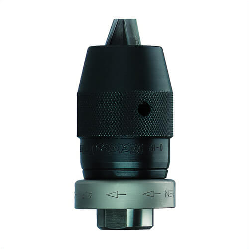 Metabo® 636226000 Futuro Top Keyless Quick Action Drill Chuck with Coolant Through, 1/32 to 1/2 in Capacity