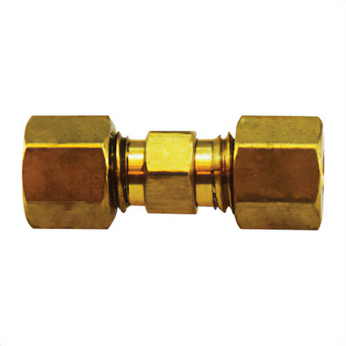 MMM 38761 Double Split Sleeve Union, 5/32 in, Split Sleeve, Brass