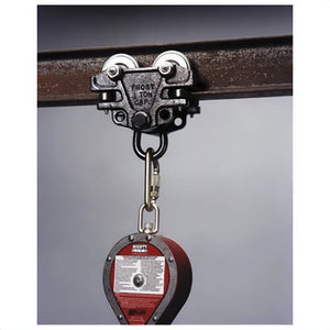 Miller® By Honeywell 9065/BK Beam Trolley, Adjustable Lightweight Temporary, For Use With: 3 to 4-1/2 in W Beam Flanges