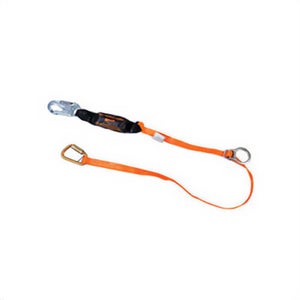 Miller® By Honeywell T6121TB-Z7/6FTAF Lanyard, Shock Absorbing, Series: Titan II™, 310 lb, 6 ft Length, Polyester Line, 2 Leg