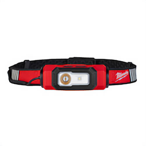 Milwaukee® BEACON™ 2116-21 Cordless Hard Hat Headlamp, LED Bulb, Plastic Housing, 600 Lumens