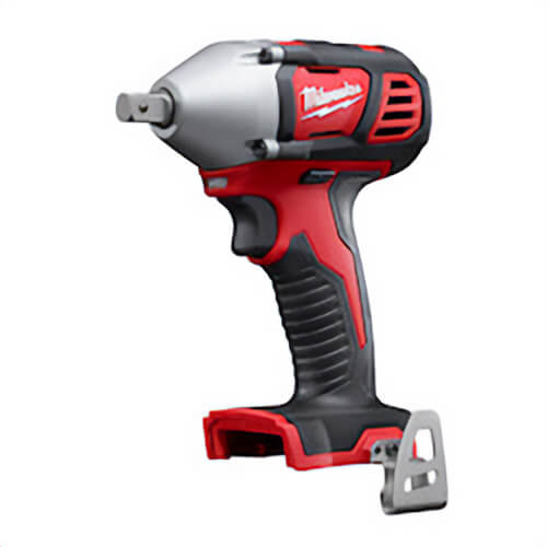 Milwaukee® M18™ 2659-20 Compact Cordless Impact Wrench with Pin Detent, 1/2 in Straight Drive, 3350 BPM, 183 ft-lb Torque, 18 VDC