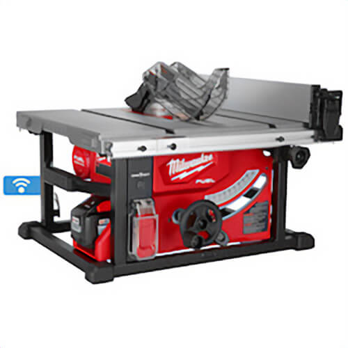Milwaukee® 2736-21HD Cordless Table Saw Kit with One-Key™ Kit, 8-1/4 in dia Blade, 5/8 in Arbor/Shank, 1-3/4 in 45°Capacity