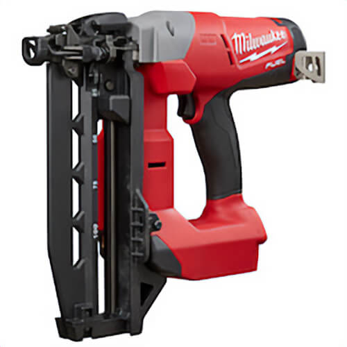 Milwaukee® M18 Fuel™ 2741-20 16 ga Straight Finish Cordless Nailer, 3/4 to 2-1/2 in Fastener, 110 Nails Magazine, 11-29/32 in OAL, Battery