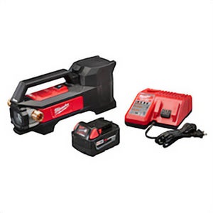 Milwaukee® M18™ 2771-21 Cordless Transfer Pump Kit, 480 GPH Flow Rate, 3/4 in Inlet x 3/4 in Outlet, 1/4 hp