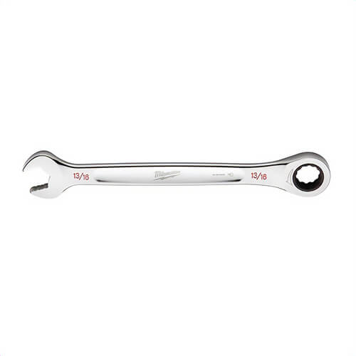 Milwaukee® 45-96-9226 Ratcheting Standard Length Combination Wrench, 13/16 in Wrench, 12 Points, Steel