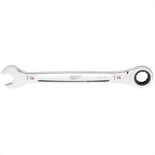 Milwaukee® 45-96-9332 Ratcheting Standard Length Combination Wrench, 32 mm Wrench, 12 Points, Steel