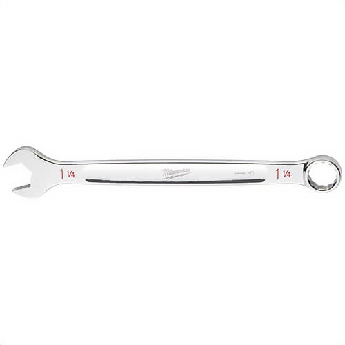 Milwaukee® 45-96-9436 Standard Length Combination Wrench, 1-1/8 in Wrench, 12 Points, 15° Offset, Steel