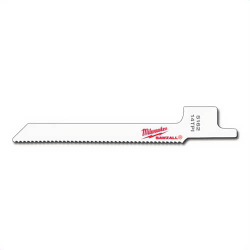 Milwaukee® 48-00-5162 Sawzall® Specialty Blade, 3-5/8 in, 14 TPI, 5 pk