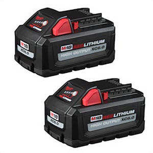 Milwaukee® 48-11-1862 M18™ High Output™ Cordless Battery Pack, 6 Ah Redlithium™ Battery, 18 VDC Charge