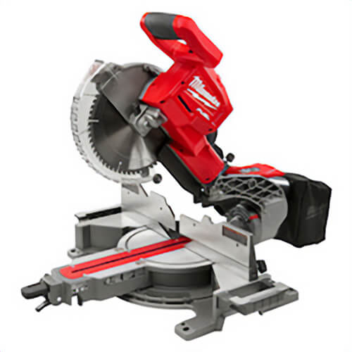 Milwaukee® 2734-20 Cordless Sliding Miter Saw, 10 in dia Blade, 5/8 in Arbor/Shank, 2 x 12 in Cross Cut at 90° Cutting