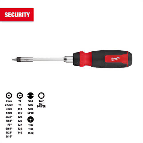 Milwaukee® 48-22-2912 27-in-1 Ratcheting Security Multi-Bit Screwdriver