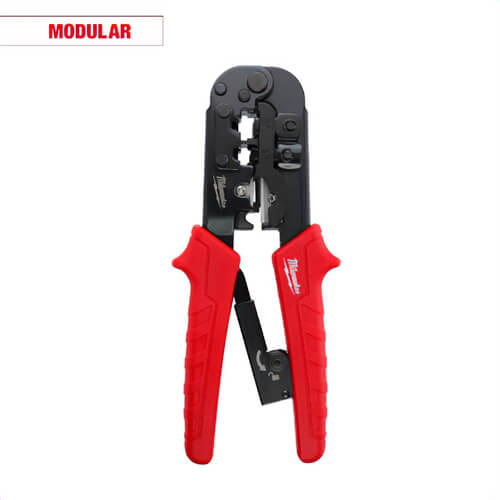 Milwaukee® 48-22-3076 Ratcheting Modular Crimper and Stripper