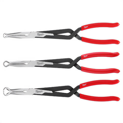Milwaukee® 48-22-6563 Long Reach Hose Grip Pliers Set, 3 pc
