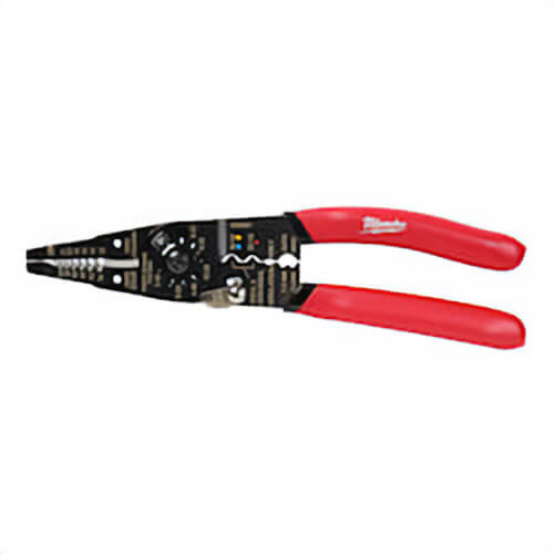 Milwaukee® 48-22-6579 Strip Cut Wire Stripper, 20 to 10 AWG, 22 to 12 AWG, 9 in OAL, 3/4 in Shearing, 2 in L x 1/2 in W Jaw