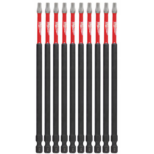 Milwaukee® 48-32-4246 ShockWave™ Impact Duty™ Impact Torx® Bit, T25 Torx® Point, 6 in, 10 pk