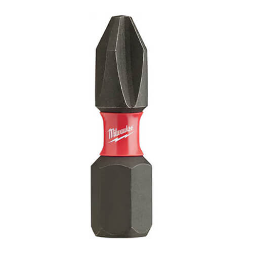 Milwaukee® 48-32-4412 ShockWave™ Impact Duty™ Impact Phillips® Bit, PH2 Phillips®, 1 in, 2 pk