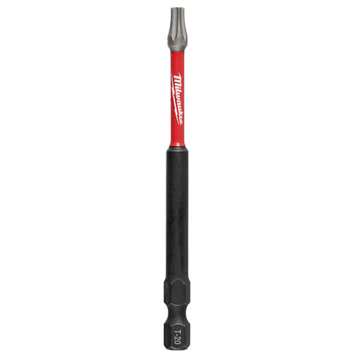 Milwaukee® 48-32-4595 ShockWave™ Impact Duty™ Impact Torx® Bit, T20 Torx® Point, 3-1/2 in, 25 pk