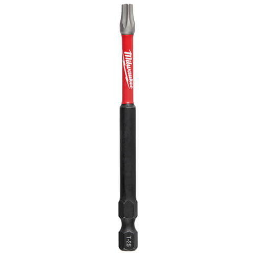 Milwaukee® 48-32-4596 ShockWave™ Impact Duty™ Impact Torx® Bit, T25 Torx® Point, 3-1/2 in, 25 pk