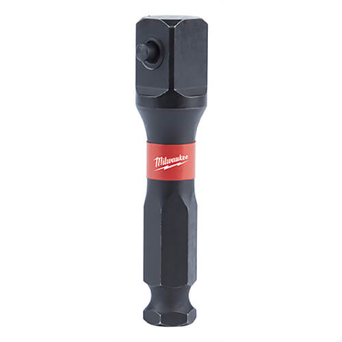 Milwaukee® Shockwave™ 48-32-5100 Impact Socket Adapter, 1/2 in Bit/Drill Size, 7/16 in Shank dia, Hex Shank