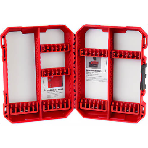 Milwaukee® 48-32-9922 Case, for use with Impact Driver, 1/4 in Compatible Bit Size, Polypropylene, Red