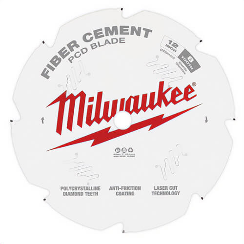 Milwaukee® 48-40-7020 PCD/Fiber Cement Circular Saw Blade, 12 in
