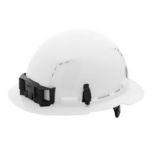 Milwaukee® 48-73-1221 Bolt™ Full Brim Hard Hat with 6-Point Ratcheting Suspension, Vented Class C, White