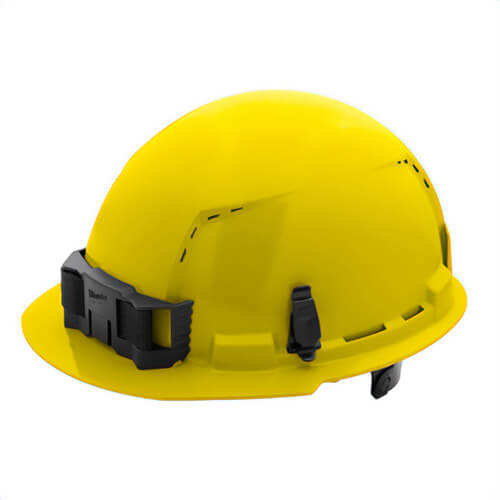 Milwaukee® 48-73-1222 Bolt™ Front Brim Hard Hat with 6-Point Ratcheting Suspension, Vented Class C, Yellow